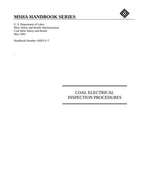 msha approved motor junction box|msha electrical inspection procedure.